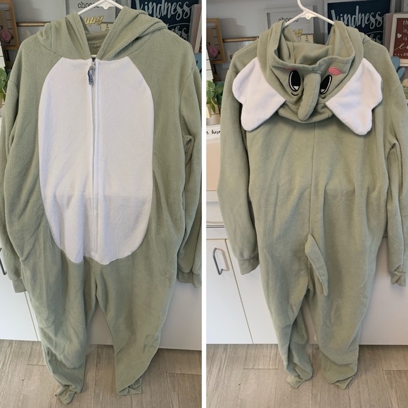Adorable Elephant Costume/PJs - Picture 2 of 16